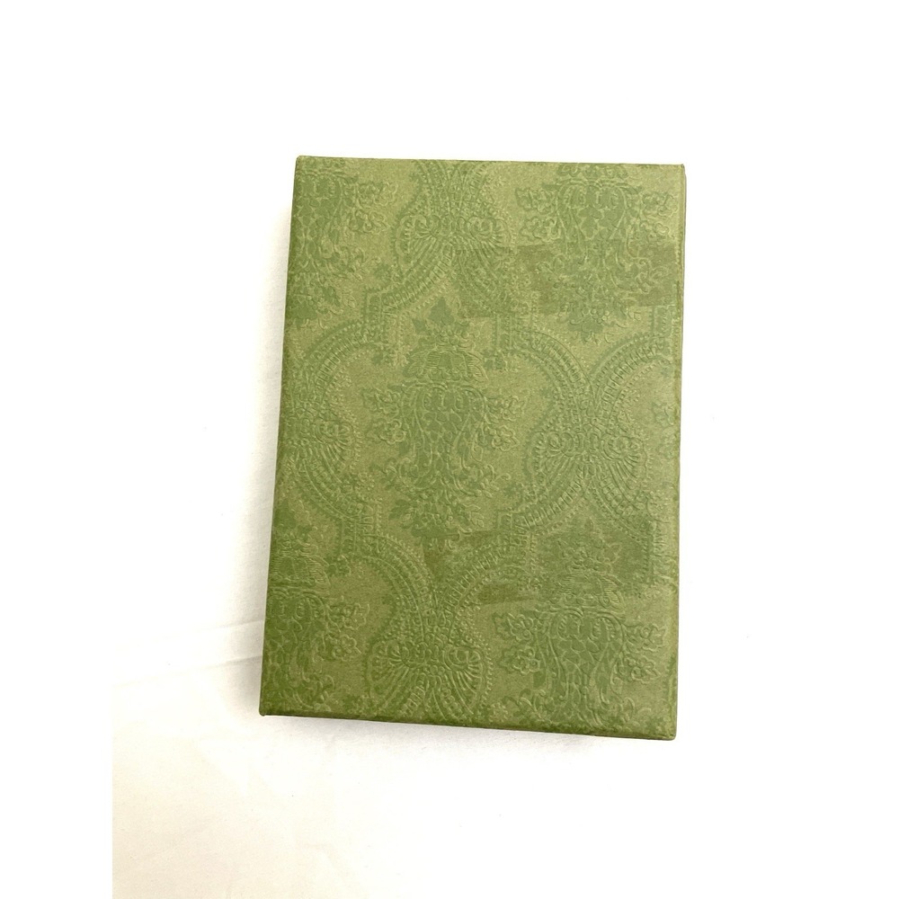 Gucci Gift Box Green Brocade Designer Luxury 6.5 x 4.5 x 1 - Picture 6 of 12
